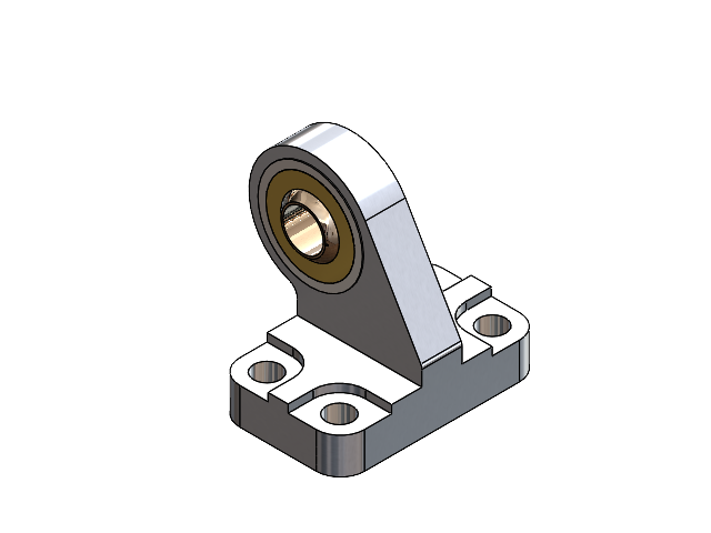 Clevis Foot Bracket (with spherical bearing) For Dia 32 - Dia 160